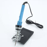 HH601 14pcs Practical Soldering Iron Pack 110V 60W (US Standard Plug) Blue & Silver **