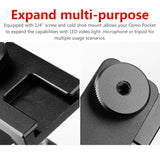 For Osmo Pocket Accessories Mobile Phone Holder Mount Set Fixed Stand Bracket for Dji Osmo Pocket Handheld Cameras With tripod