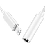Lightning to 3.5mm Headphone Jack Audio Adapter Cable - White (IOS10.2 below only)