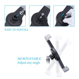 Foldable Adjustable 360 Rotating Stand Tripod Mount for iPad Tablets Phone black