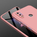 For HUAWEI Honor 8X Ultra Slim PC Back Cover Non-slip Shockproof 360 Degree Full Protective Case Rose gold_HUAWEI Honor 8X