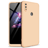 For HUAWEI Honor 8X Ultra Slim PC Back Cover Non-slip Shockproof 360 Degree Full Protective Case Gold_HUAWEI Honor 8X