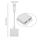 C to Dual C Digital Audio Headset Adapter for Google iPad Pro white