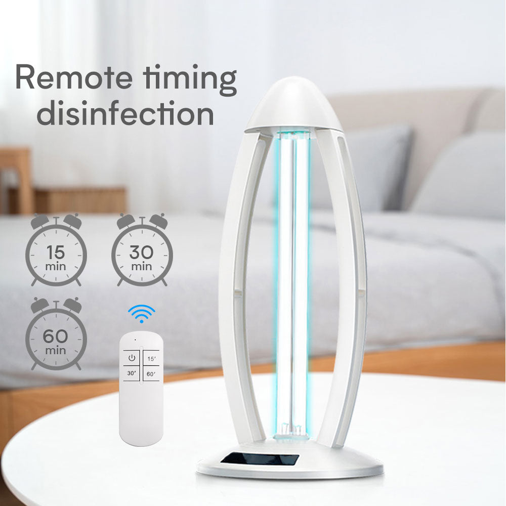 UV Disinfection Light Remote Control Timing Table Light for Home Hospital Ozone-free with remote control with three-stage timing