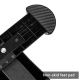 W002E Portable Home Use Hands and Feet Trainer Mini Exercise Bike White & Black