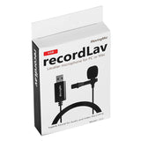 Mini Microphone for PC Computer USB Straight Plug with 1.5m Cable Portable Clip-on Omni-Directional Stereo Mic  black