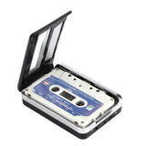 Cassette Tape-to-MP3 Converter - Plug and Play, Win + Mac Compatible, Auto Reverse, Audacity Audio Software