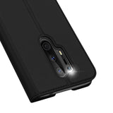 DUX DUCIS For One plus 8 pro Leather Mobile Phone Cover Magnetic Protective Case Bracket with Cards Slot black
