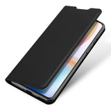 DUX DUCIS For One plus 8 pro Leather Mobile Phone Cover Magnetic Protective Case Bracket with Cards Slot black