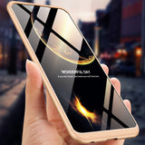 For Honor PLAY Ultra Slim PC Back Cover Non-slip Shockproof 360 Degree Full Protective Case black