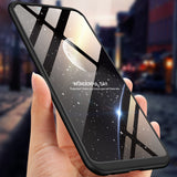 For Honor PLAY Ultra Slim PC Back Cover Non-slip Shockproof 360 Degree Full Protective Case black