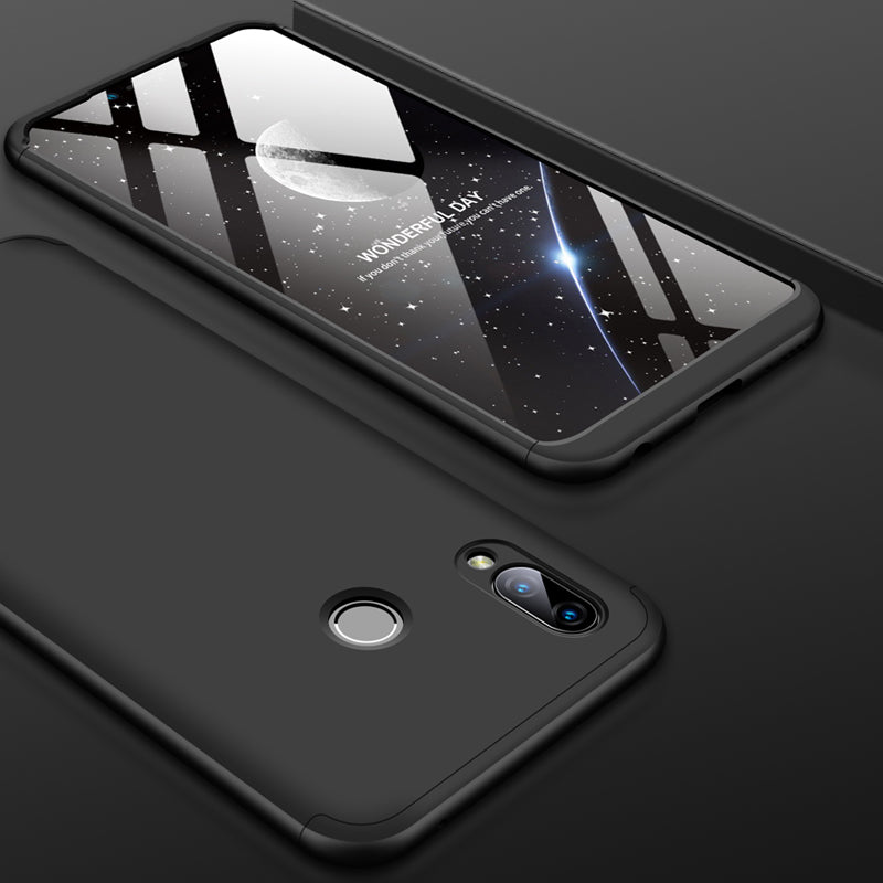 For Honor PLAY Ultra Slim PC Back Cover Non-slip Shockproof 360 Degree Full Protective Case black