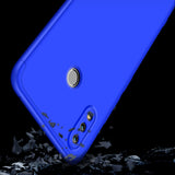 For HUAWEI Honor 8X Ultra Slim PC Back Cover Non-slip Shockproof 360 Degree Full Protective Case blue_HUAWEI Honor 8X