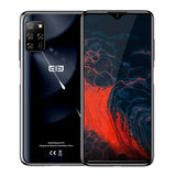 Elephone E10 Mobile Phone 6.5Inch MT6762D Octa Core 4GB 64GB 4000mAh Android 10 Quad Camera 48MP NFC Side Fingerprint Smartphone black