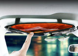 Car Sun Visor Card Holder Glasses Clip with Mobile Phone Bag