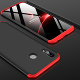 For Honor PLAY Ultra Slim PC Back Cover Non-slip Shockproof 360 Degree Full Protective Case Red black red