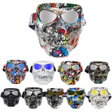 Cool  Riding Eye Protector Mask Halloween Decorative Prop 02_One size