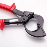HS-325A Portable Aluminum Copper Wire Cut Ratchet Wheel Style Cable Cutter Red *