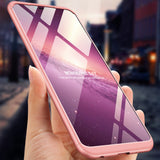 For Honor PLAY Ultra Slim PC Back Cover Non-slip Shockproof 360 Degree Full Protective Case red