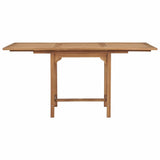 Extending Garden Table (43.3"-63")x31.5"x29.5" Solid Teak Wood