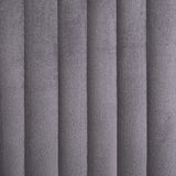 Dining Chairs 4 pcs Gray Velvet