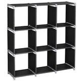 3Tier 9 Compartment Storage Cube Closet Organizer Shelf 9 CubesBookcase Storage