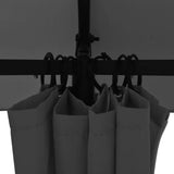 Garden Marquee Pavilion Tent with Curtains Hexagonal 11.8'x8.7'