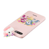 For XIAOMI Redmi 6A 3D Cartoon Lovely Coloured Painted Soft TPU Back Cover Non-slip Shockproof Full Protective Case black