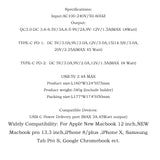 Dual PD QC3.0 4 Port USB 2.4A Desktop Multi-Function Charging Station Dock Intelligent Smart Charger - UK  Plug