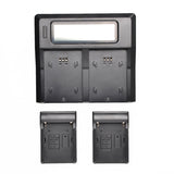 Dual Channel Digital Camera Battery Charger with LCD Display for NP-F770 F750 F550 F960 British Plug