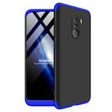 For XIAOMI Pocophone F1 Ultra Slim PC Back Cover Non-slip Shockproof 360 Degree Full Protective Case blue black blue