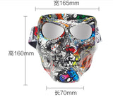 Cool  Riding Eye Protector Mask Halloween Decorative Prop 10_One size