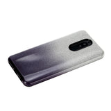 For XIAOMI CC9E/A3/10/10 PRO/K20/K20 pro Phone Case Gradient Color Glitter Powder Phone Cover with Airbag Bracket black