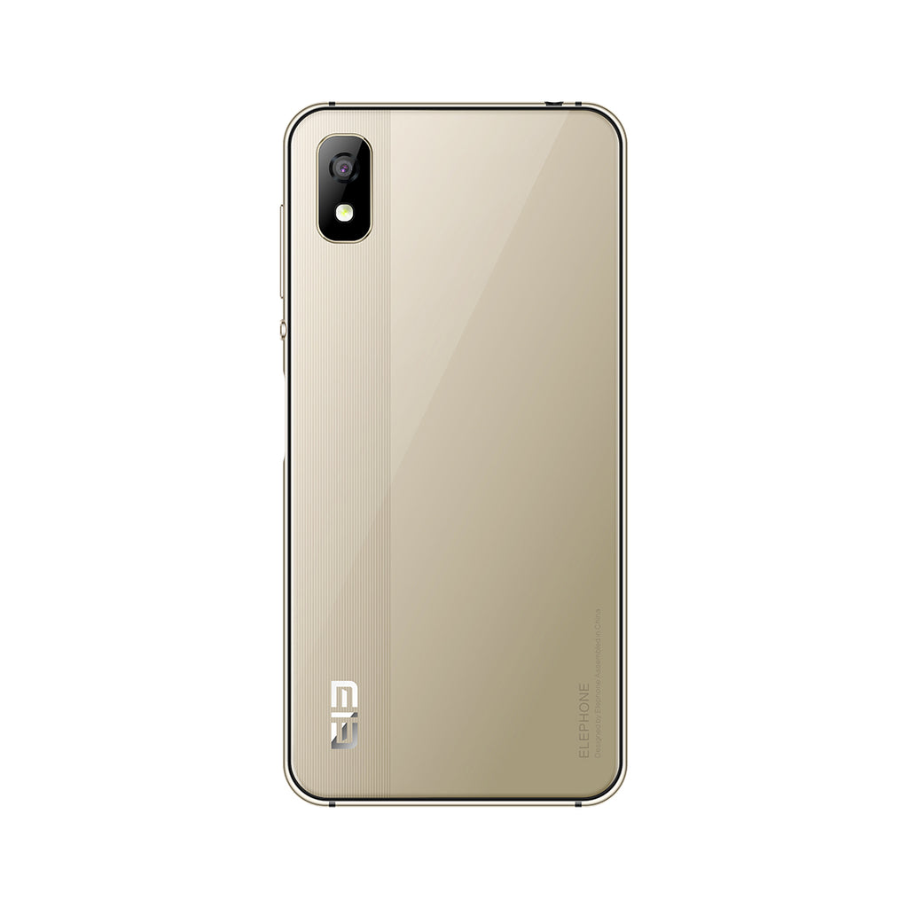 Elephone A4 Mobile Phone - Android 8.1, MT6739 Quad Core Dual, 5.85 inches, SIM 3GB RAM 16GB ROM, 3000mAh Fingerpringt - Gold