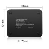 Dual PD QC3.0 4 Port USB 2.4A Desktop Multi-Function Charging Station Dock Intelligent Smart Charger - AU Plug