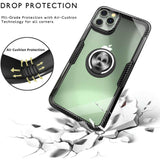 For iPhone 11 Pro max Magnetic Shockproof Ring Holder TPU Protective Case Cover black_iPhone11