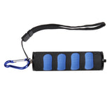 Camera Handheld Stabilizer LED Camera Light Flash Bracket Sponge Handle Blue