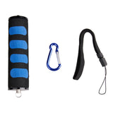Camera Handheld Stabilizer LED Camera Light Flash Bracket Sponge Handle Blue