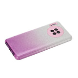For HUAWEI Mate 30/Nova 5I pro/Mate 30 Pro/PSmart /Y5P/Y6P 2020 Phone Case Gradient Color Glitter Powder Phone Cover with Airbag Bracket purple