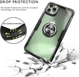 For iPhone 11 Pro max Magnetic Shockproof Ring Holder TPU Protective Case Cover black_iPhone11 Pro max