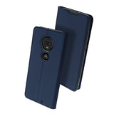 DUX DUCIS for MOTO G7 Magnetic Attraction Shockproof Full Protective Case with Bracket Card Slot black_MOTO G7