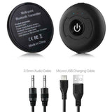 CSR 4.0 Dual Bluetooth 4.0 Audio Signal Transmitter 3.5mm Audio Interface of TV DVD MP3 black