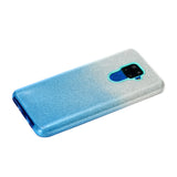 For HUAWEI Mate 30/Nova 5I pro/Mate 30 Pro/PSmart /Y5P/Y6P 2020 Phone Case Gradient Color Glitter Powder Phone Cover with Airbag Bracket blue