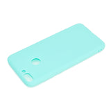 for HUAWEI Honor 9 lite Cute Candy Color Matte TPU Anti-scratch Non-slip Protective Cover Back Case Light blue