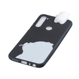 For Redmi NOTE 8 NOTE 8 pro 3D Color Painting Pattern Drop Protection Soft TPU Back Cover Mobile Phone Case black