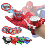 Children Cute Cartoon Movie Figure Gloves Toy Launcher iron Man