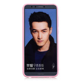for HUAWEI Honor 9 lite Cute Candy Color Matte TPU Anti-scratch Non-slip Protective Cover Back Case dark pink