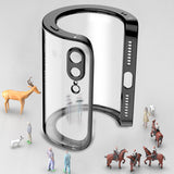 ForiPhone 7/8/SE 2020/7 plus/8 plus/6/6S/6 plus/6S plus Mobile Phone shell Square Transparent electroplating TPU Cover Cell Phone Case Golden