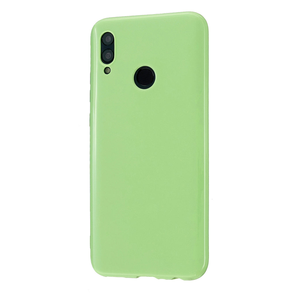 For HUAWEI Honor 10 Lite/P Smart/P Smart-Z 2019 Cellphone Shell Simple Profile Soft TPU Phone Case Fluorescent green