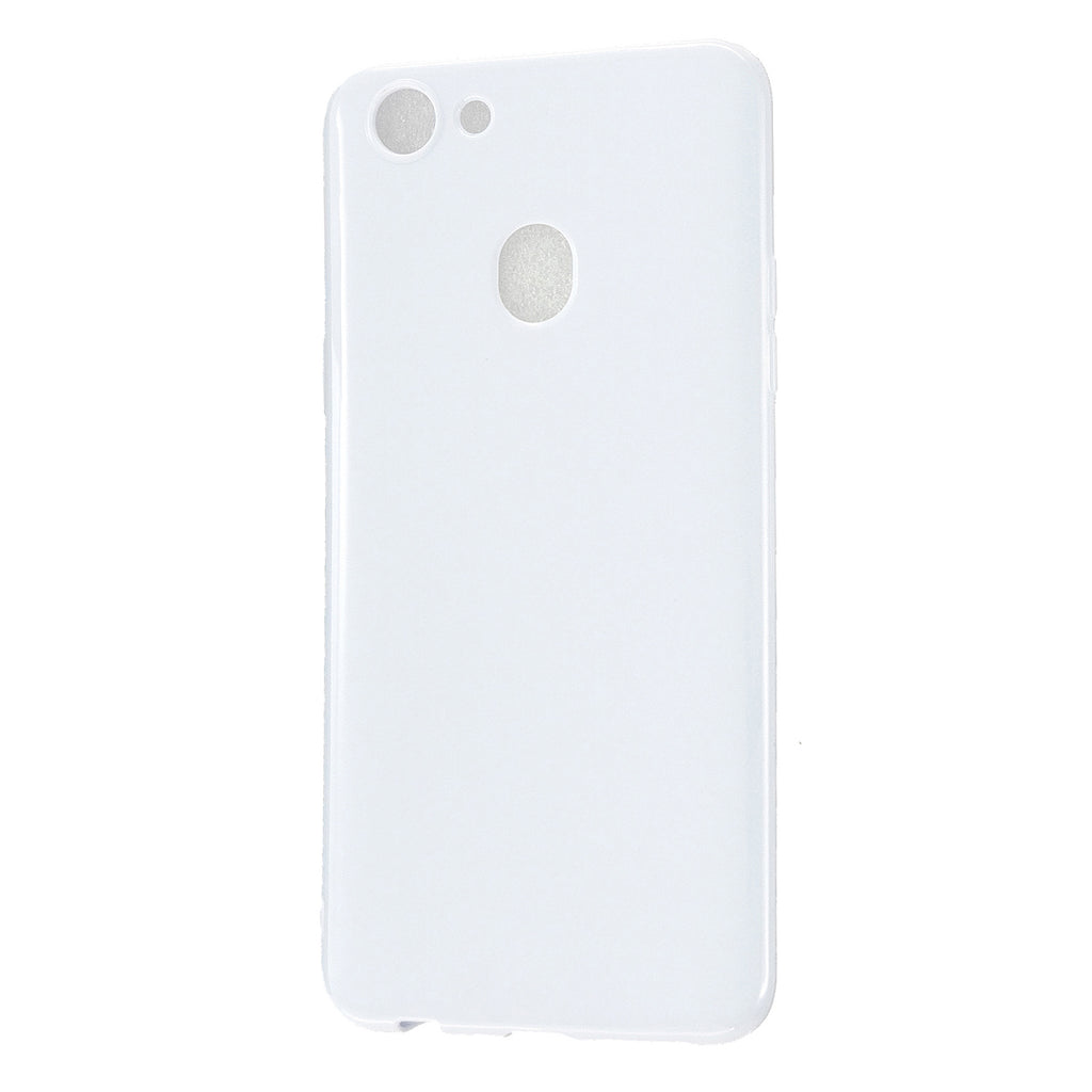 For OPPO A79/A83 Cellphone Cover Soft Hands Feel No-Fade TPU Phone Case Full Body Protection Milk white